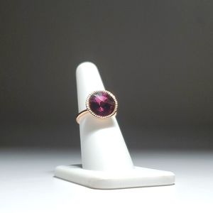 Ted Baker Rada PURPLE Crystal Rivoli Ring